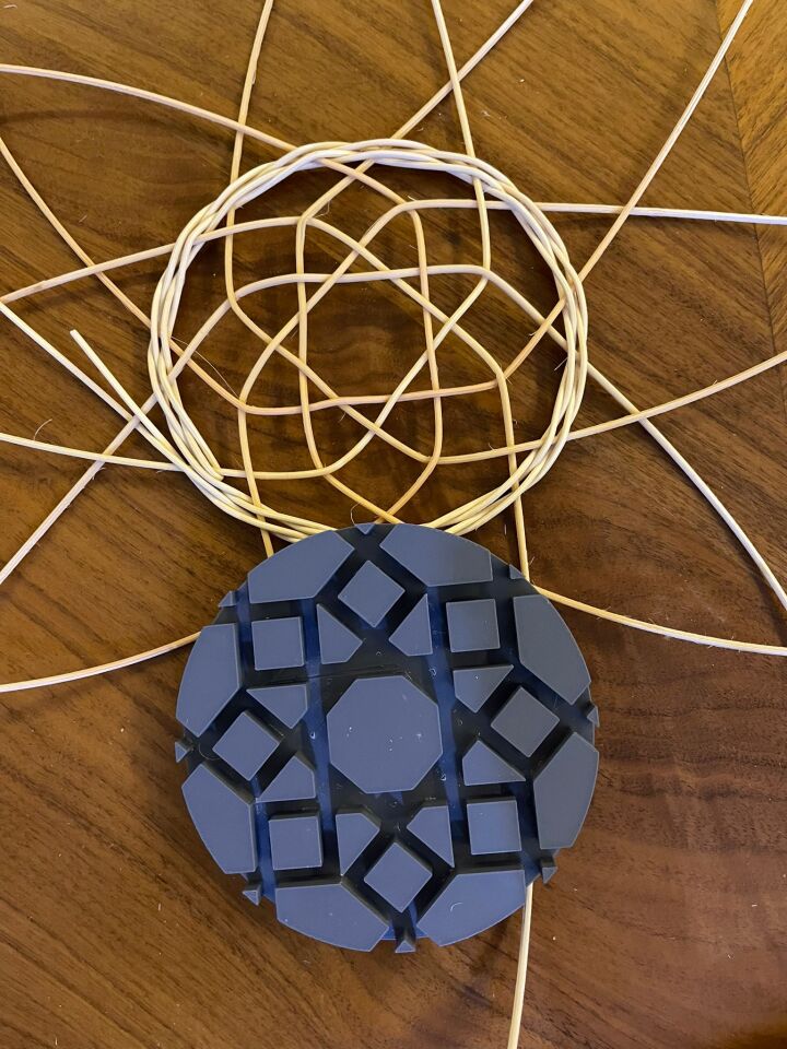 Rattan Örme Kalıbı, Şablon, Pattern, Template Model No -14-