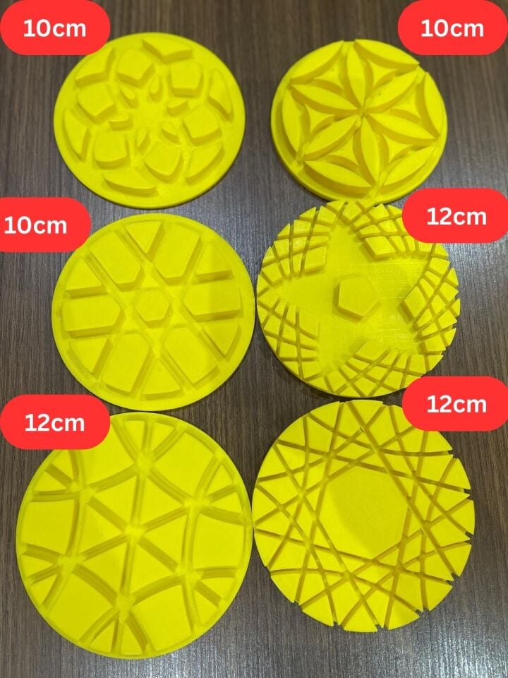 Rattan Örme Kalıp Seti -1-, 6 Parça Set 10-12 cm Büyük Boy