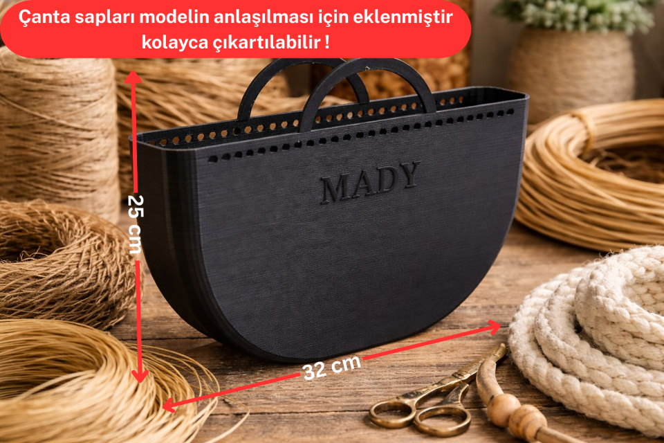 Çanta Örme Kalıbı Model No-1-